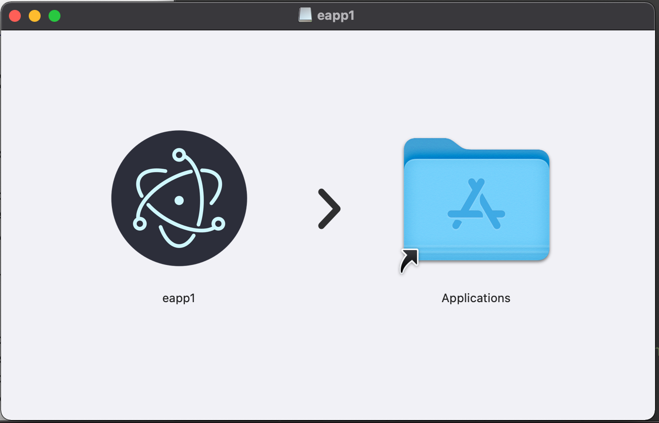 Figure 4: dmg installer