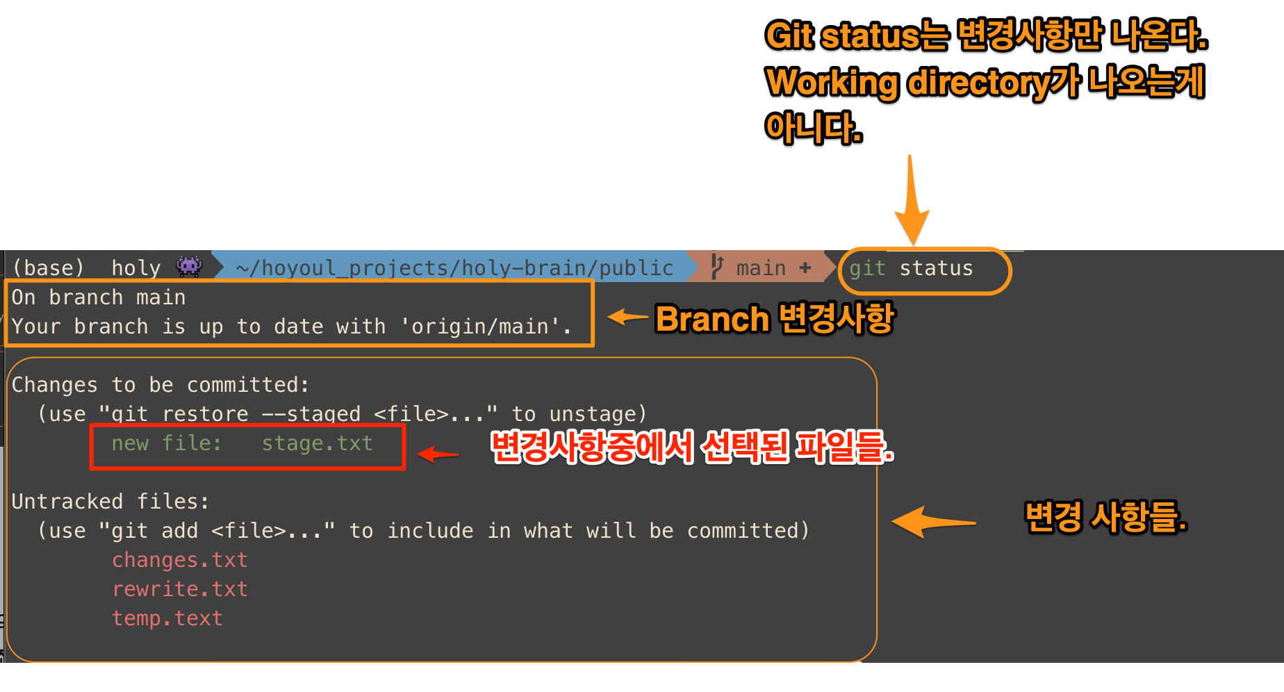 Figure 1: git status