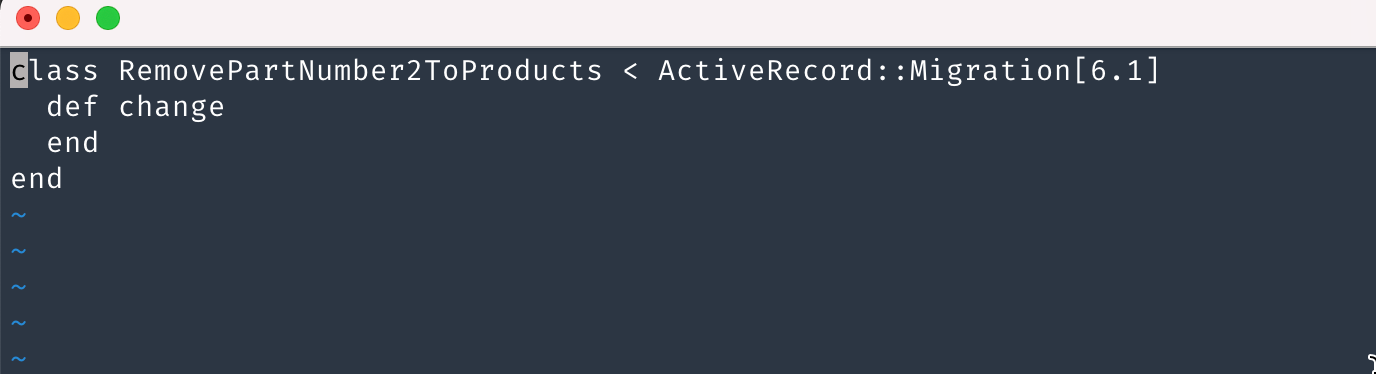 Figure 3: remove column