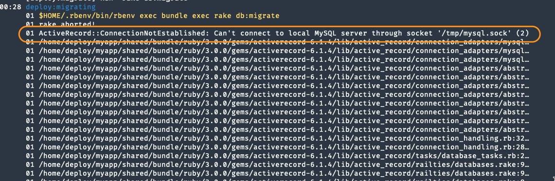 Figure 43: mysqlsocketerror