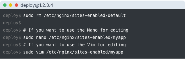 Figure 26: nginx associates with my app